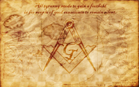 DaVinci Masonic Wallpaper